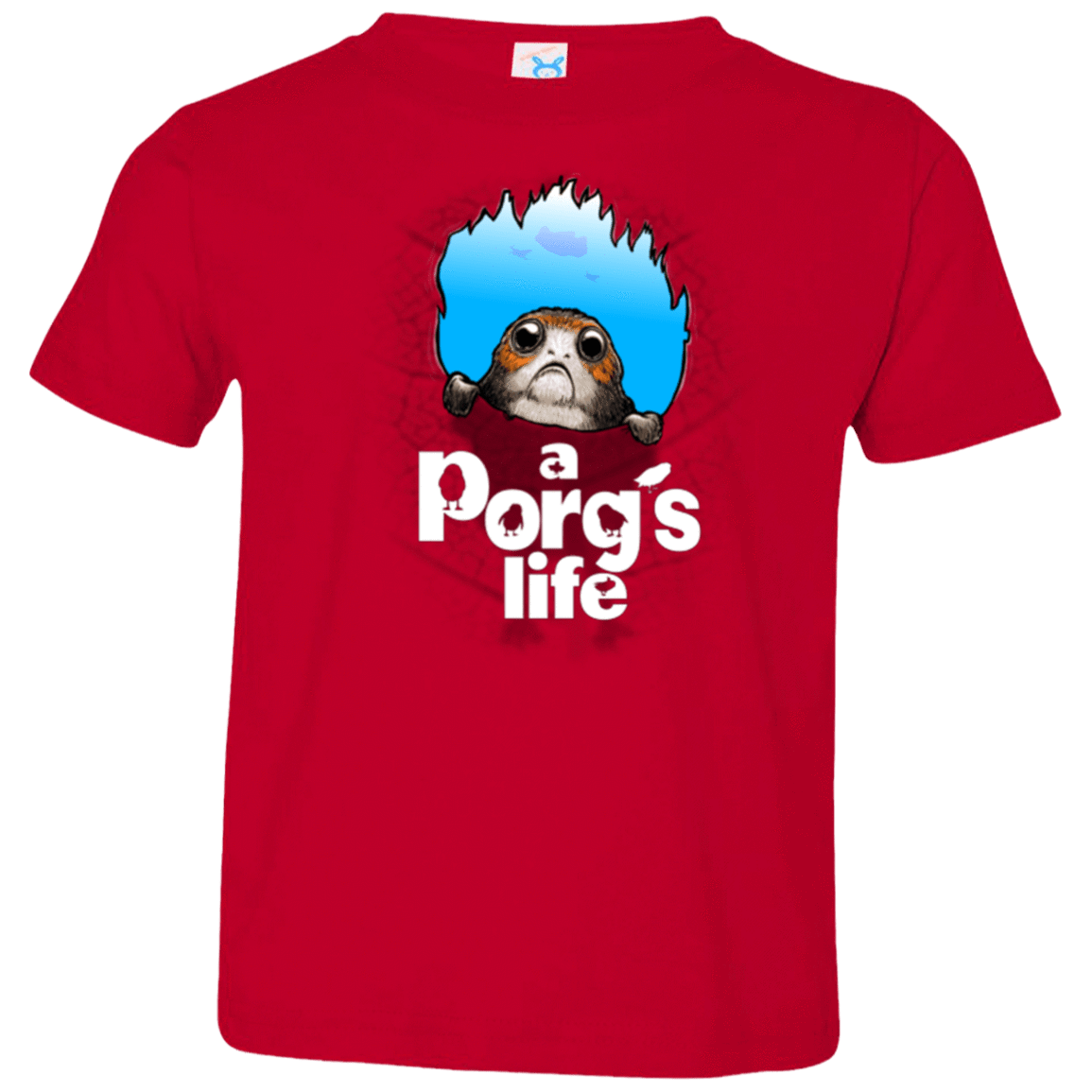 T-Shirts Red / 2T A Porgs Life Toddler Premium T-Shirt