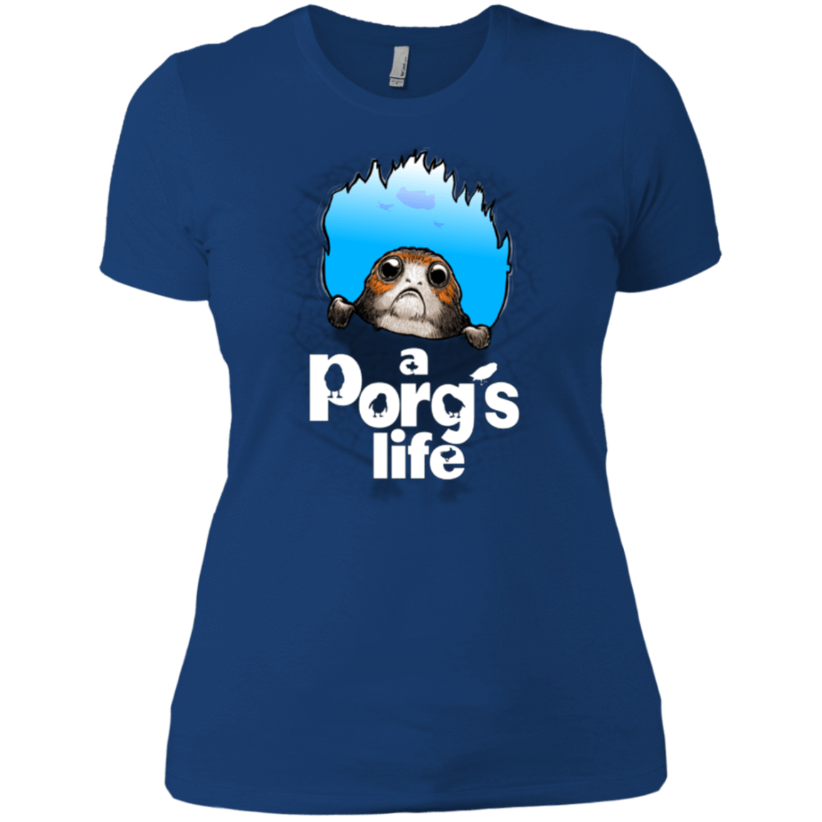 T-Shirts Royal / X-Small A Porgs Life Women's Premium T-Shirt