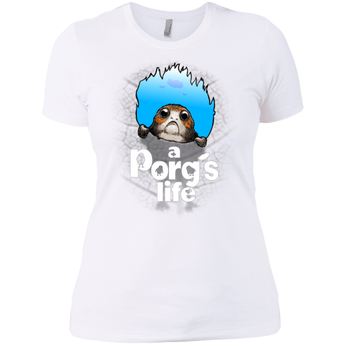 T-Shirts White / X-Small A Porgs Life Women's Premium T-Shirt