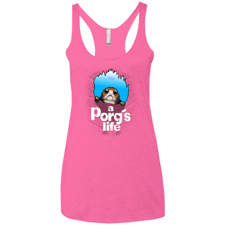 T-Shirts Vintage Pink / X-Small A Porgs Life Women's Triblend Racerback Tank