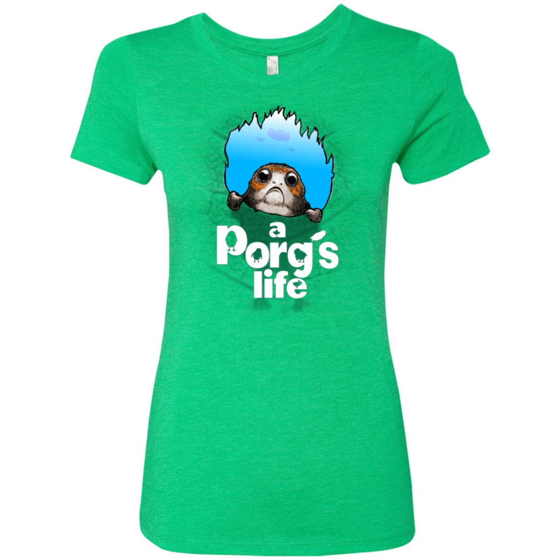 T-Shirts Envy / Small A Porgs Life Women's Triblend T-Shirt