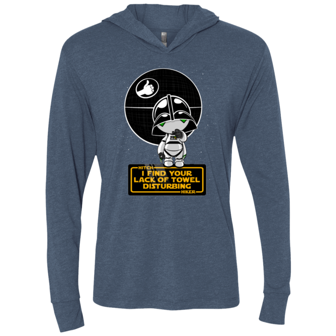 T-Shirts Indigo / X-Small A Powerful Ally Triblend Long Sleeve Hoodie Tee