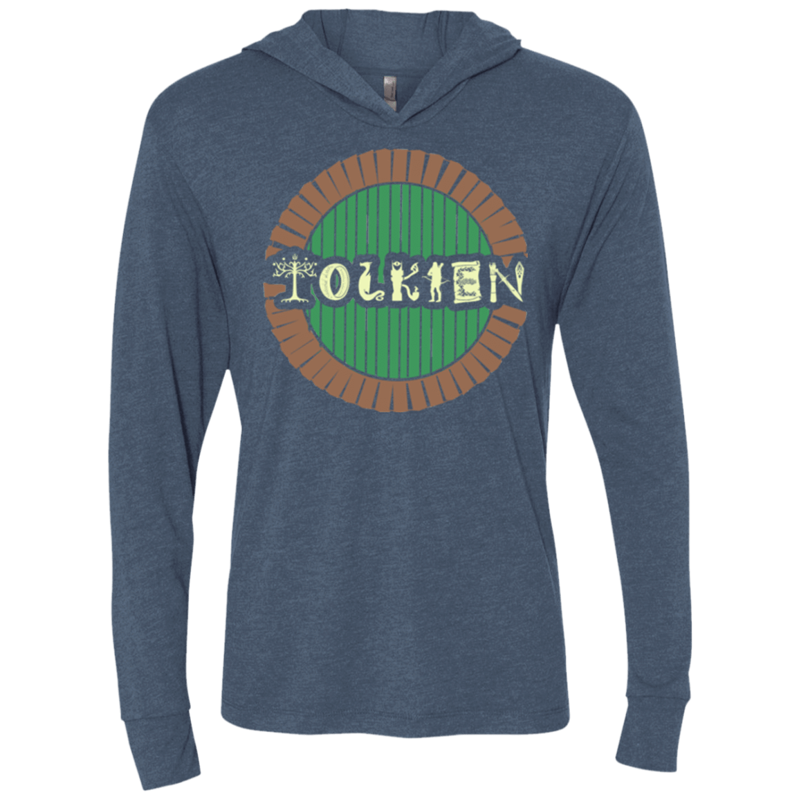 T-Shirts Indigo / X-Small A Single Dream Triblend Long Sleeve Hoodie Tee