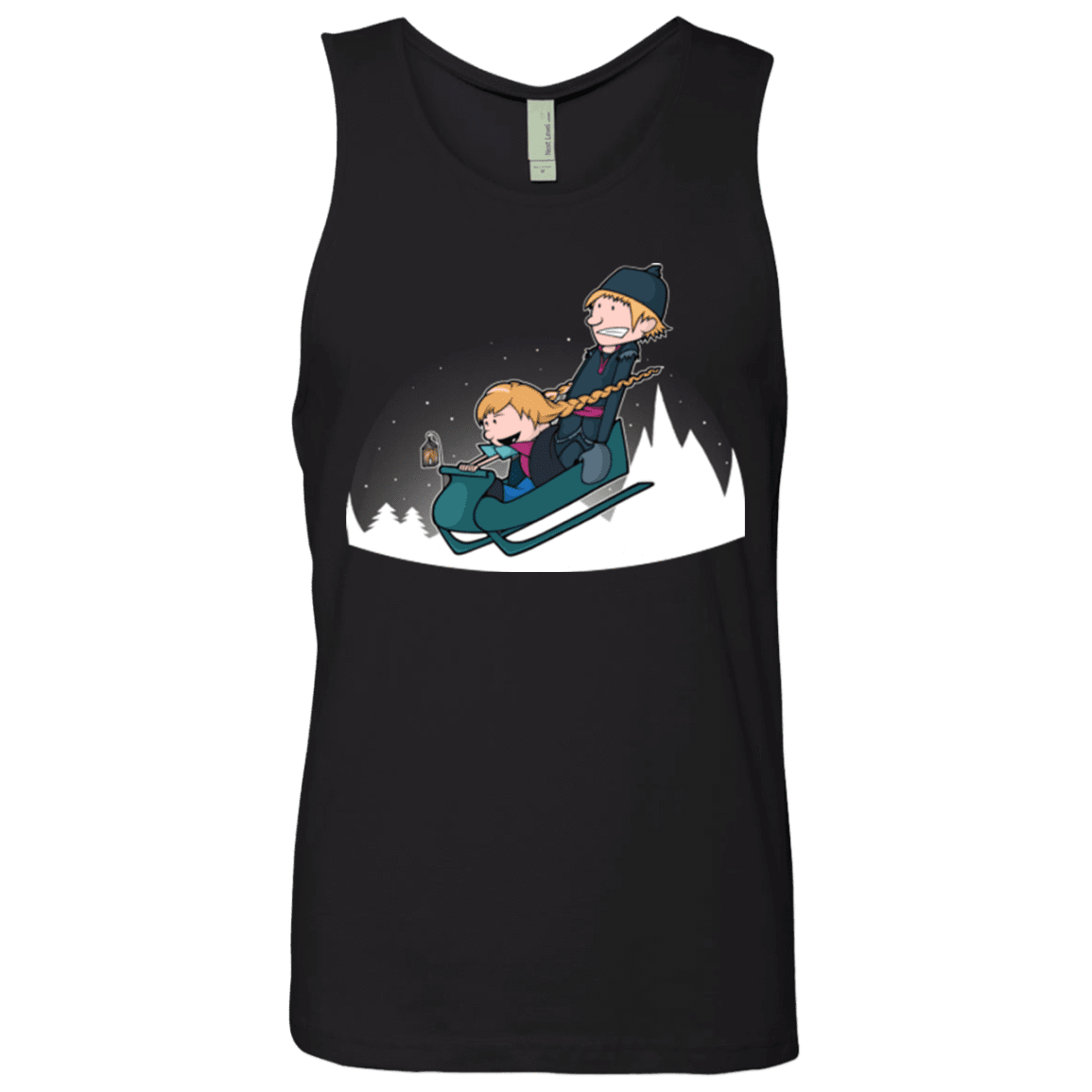 T-Shirts Black / Small A Snowy Ride Men's Premium Tank Top