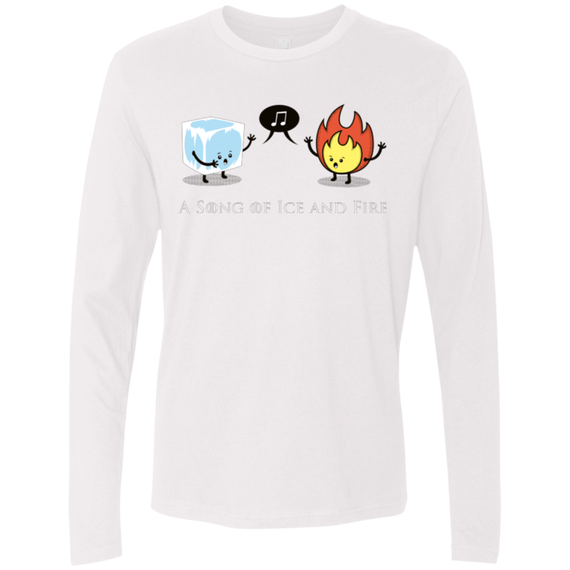 T-Shirts White / Small A Song of Ice and Fire Men's Premium Long Sleeve