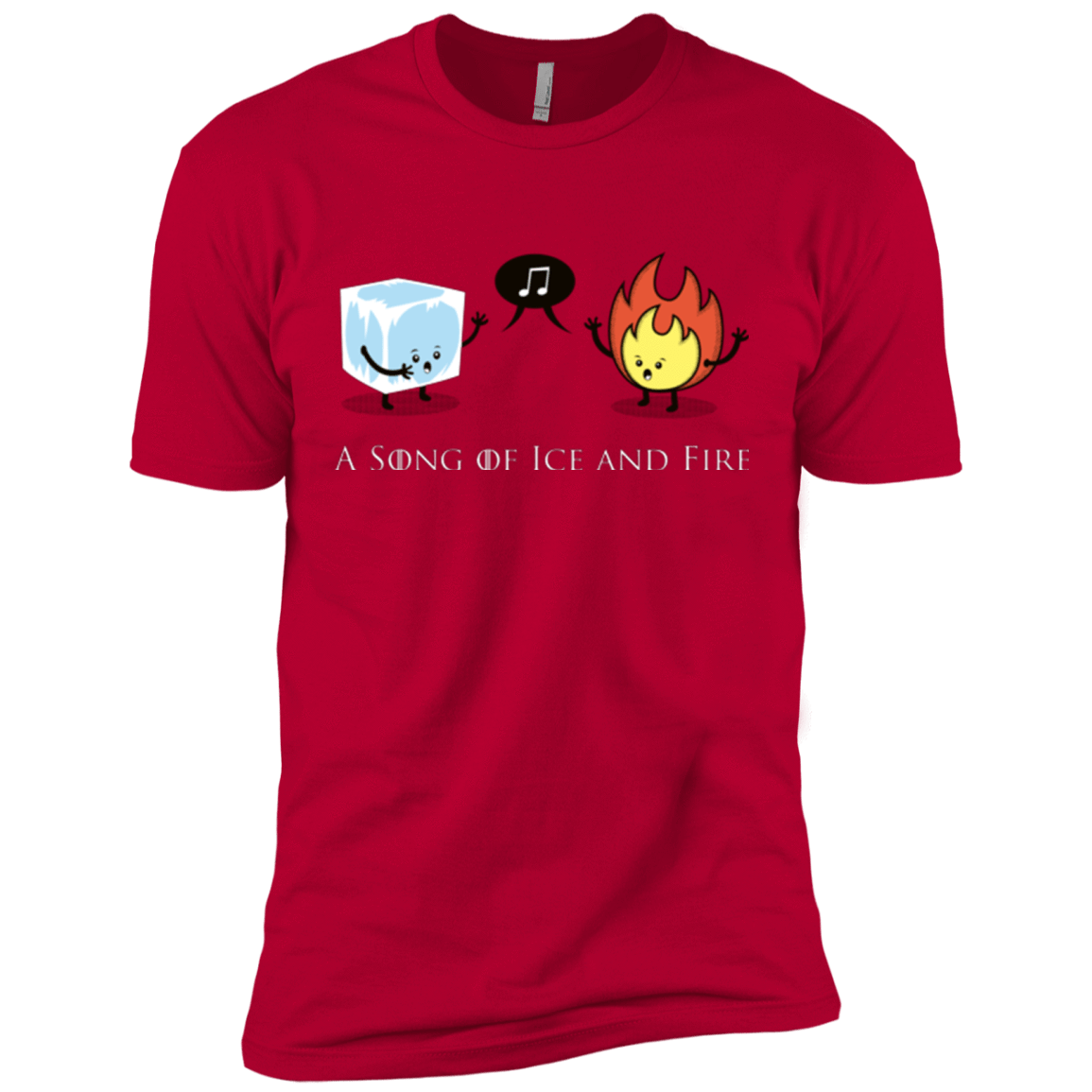 T-Shirts Red / X-Small A Song of Ice and Fire Men's Premium T-Shirt