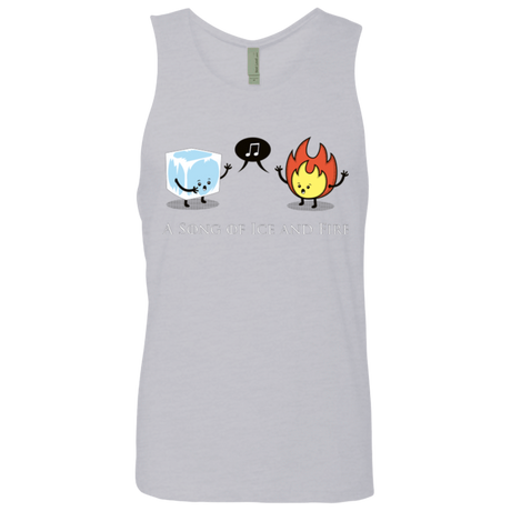 T-Shirts Heather Grey / Small A Song of Ice and Fire Men's Premium Tank Top