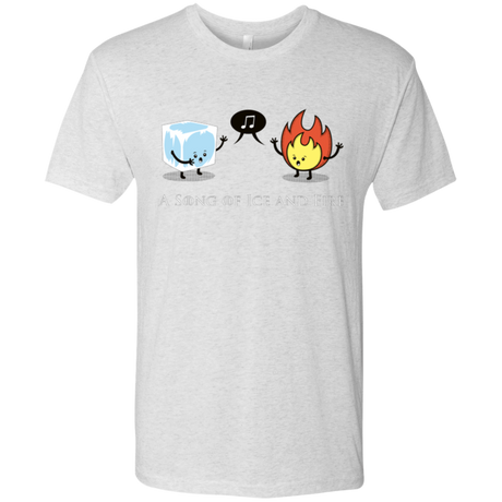 T-Shirts Heather White / Small A Song of Ice and Fire Men's Triblend T-Shirt