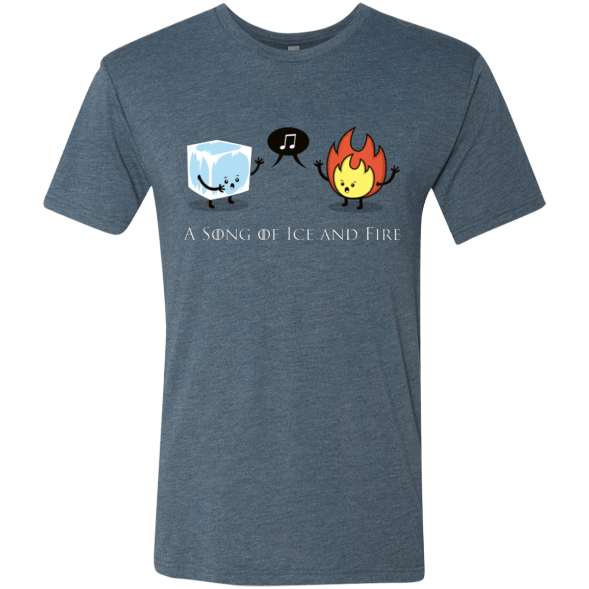 T-Shirts Indigo / Small A Song of Ice and Fire Men's Triblend T-Shirt