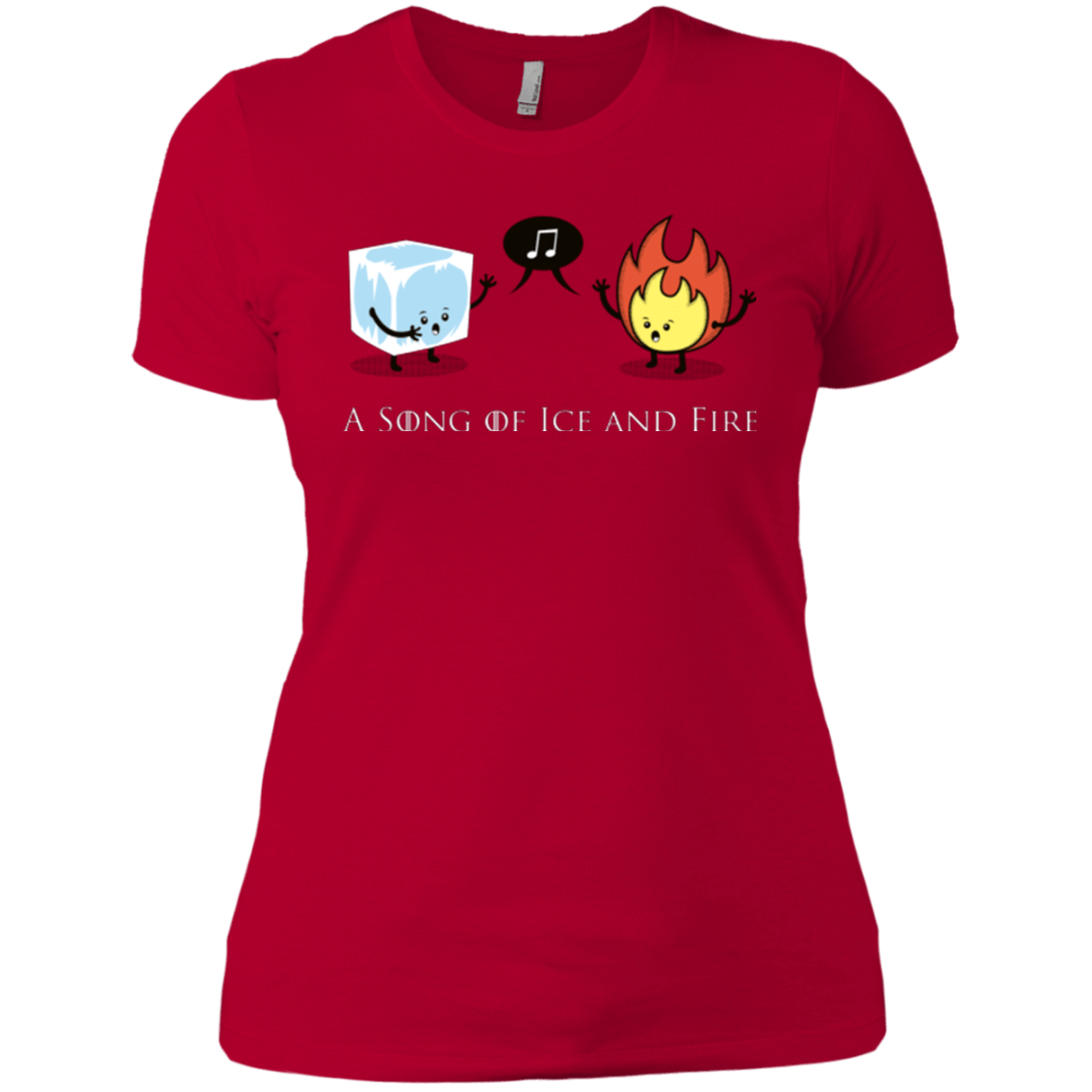 T-Shirts Red / X-Small A Song of Ice and Fire Women's Premium T-Shirt