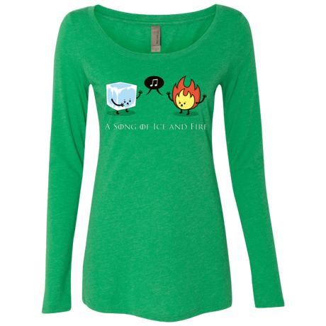 T-Shirts Envy / Small A Song of Ice and Fire Women's Triblend Long Sleeve Shirt