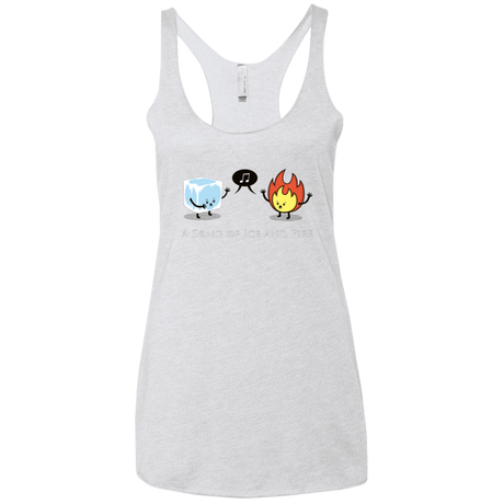 T-Shirts Heather White / X-Small A Song of Ice and Fire Women's Triblend Racerback Tank