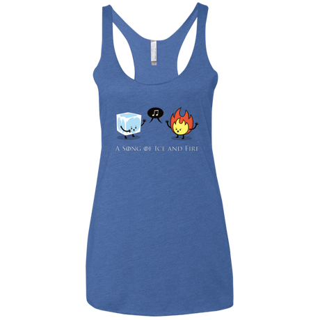 T-Shirts Vintage Royal / X-Small A Song of Ice and Fire Women's Triblend Racerback Tank