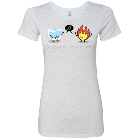 T-Shirts Heather White / Small A Song of Ice and Fire Women's Triblend T-Shirt