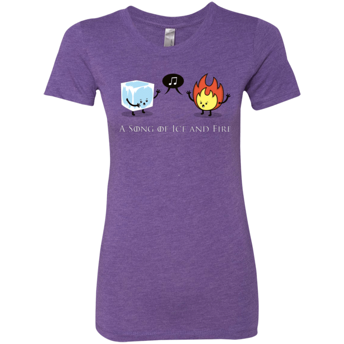 T-Shirts Purple Rush / Small A Song of Ice and Fire Women's Triblend T-Shirt