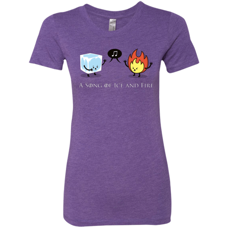 T-Shirts Purple Rush / Small A Song of Ice and Fire Women's Triblend T-Shirt