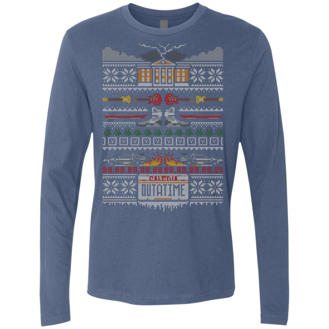 T-Shirts Indigo / Small A Stitch in Time Men's Premium Long Sleeve