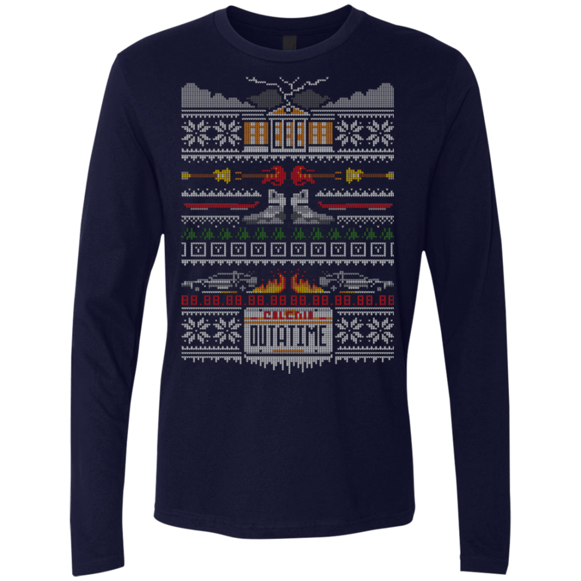 T-Shirts Midnight Navy / Small A Stitch in Time Men's Premium Long Sleeve