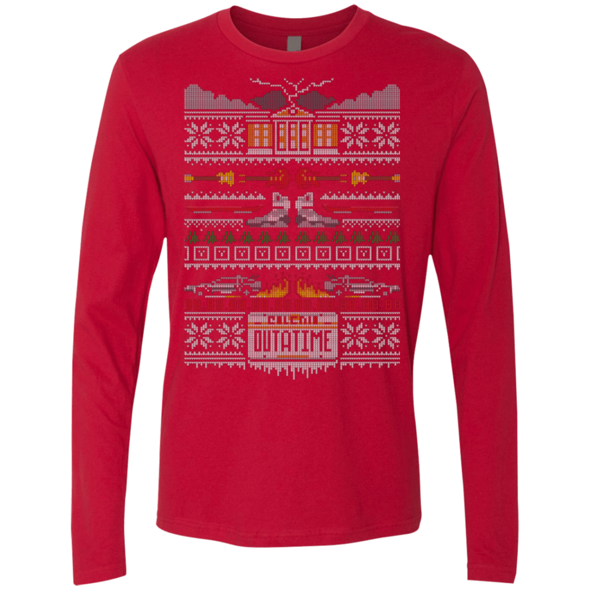 T-Shirts Red / Small A Stitch in Time Men's Premium Long Sleeve