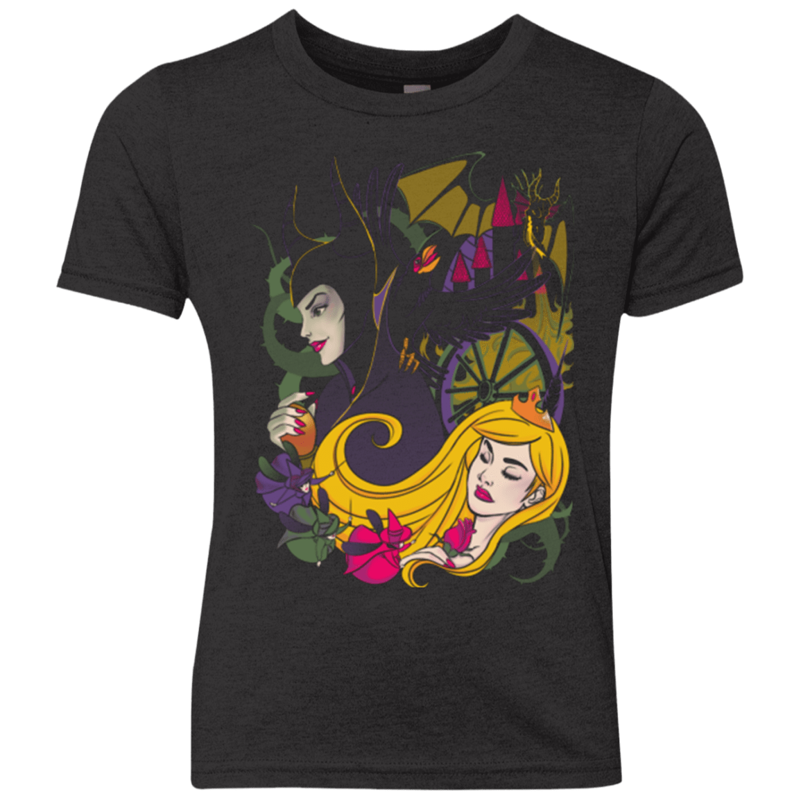 T-Shirts Vintage Black / YXS A True Love Kiss Youth Triblend T-Shirt