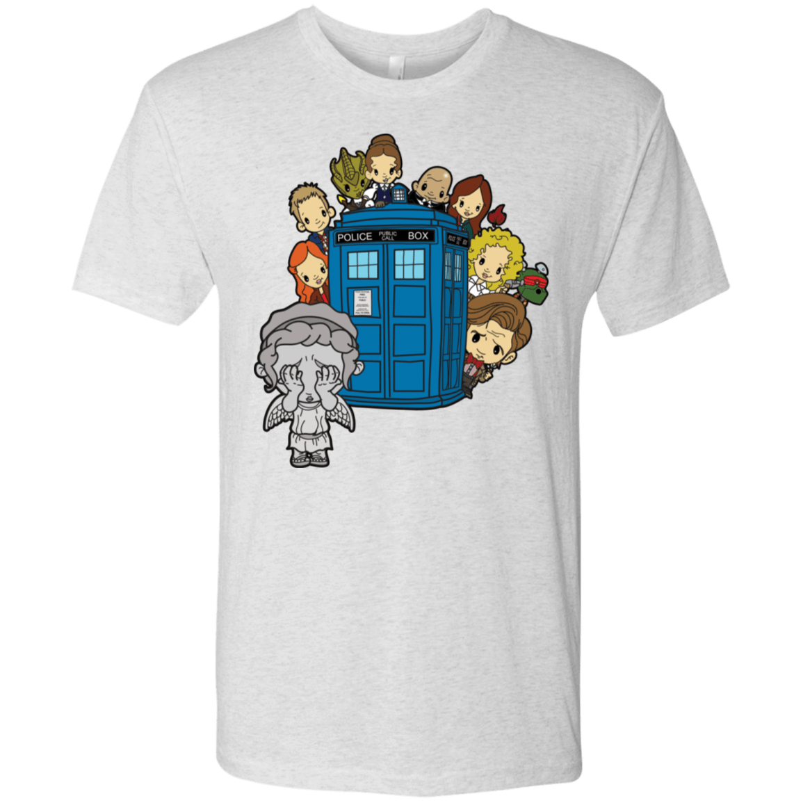 T-Shirts Heather White / S A Very Dangerous Game of Hide and Seek Men's Triblend T-Shirt