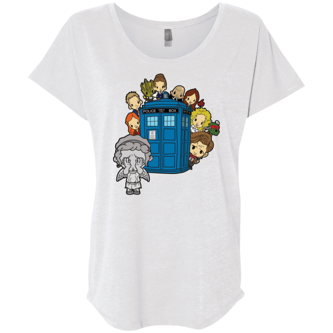 T-Shirts Heather White / X-Small A Very Dangerous Game of Hide and Seek Triblend Dolman Sleeve