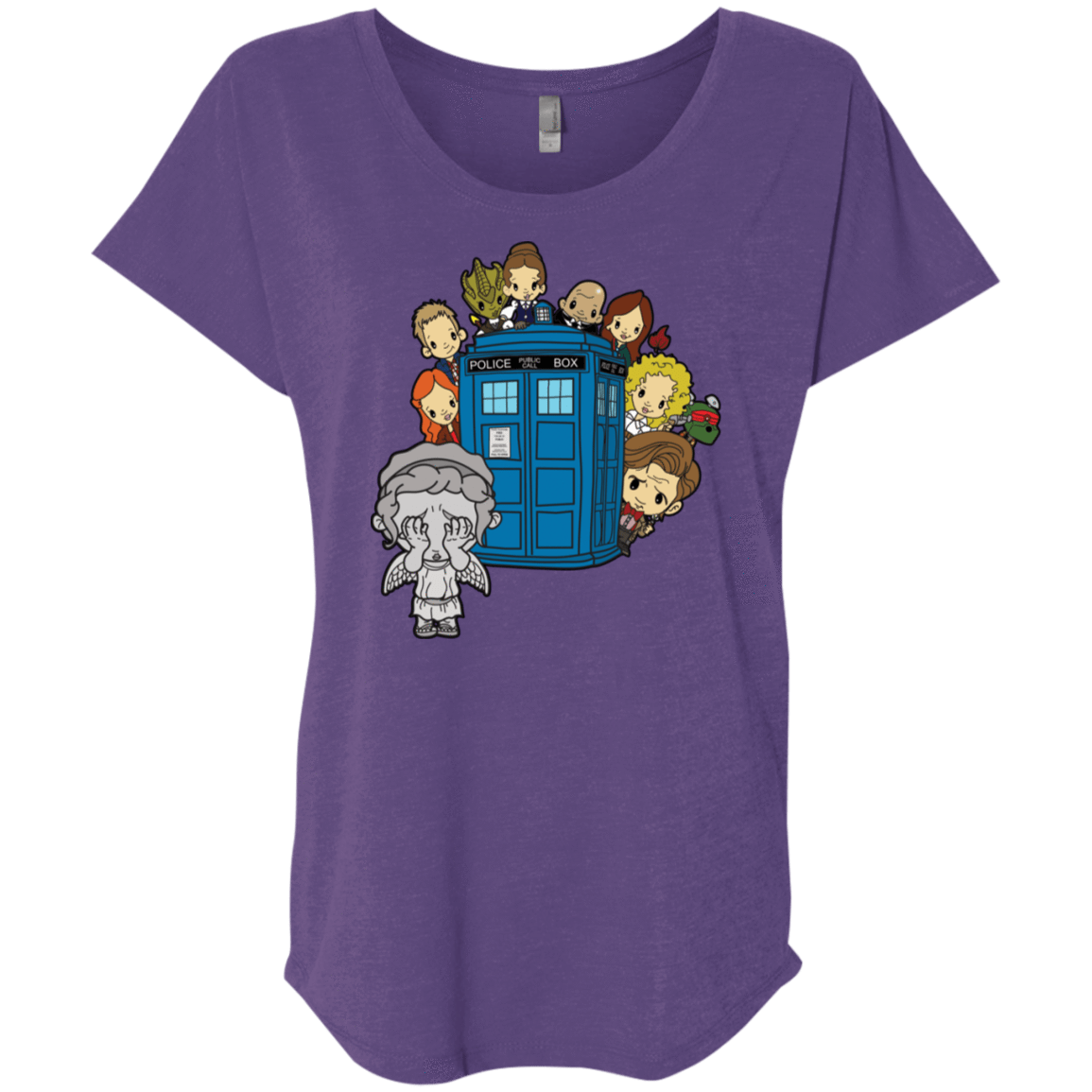 T-Shirts Purple Rush / X-Small A Very Dangerous Game of Hide and Seek Triblend Dolman Sleeve