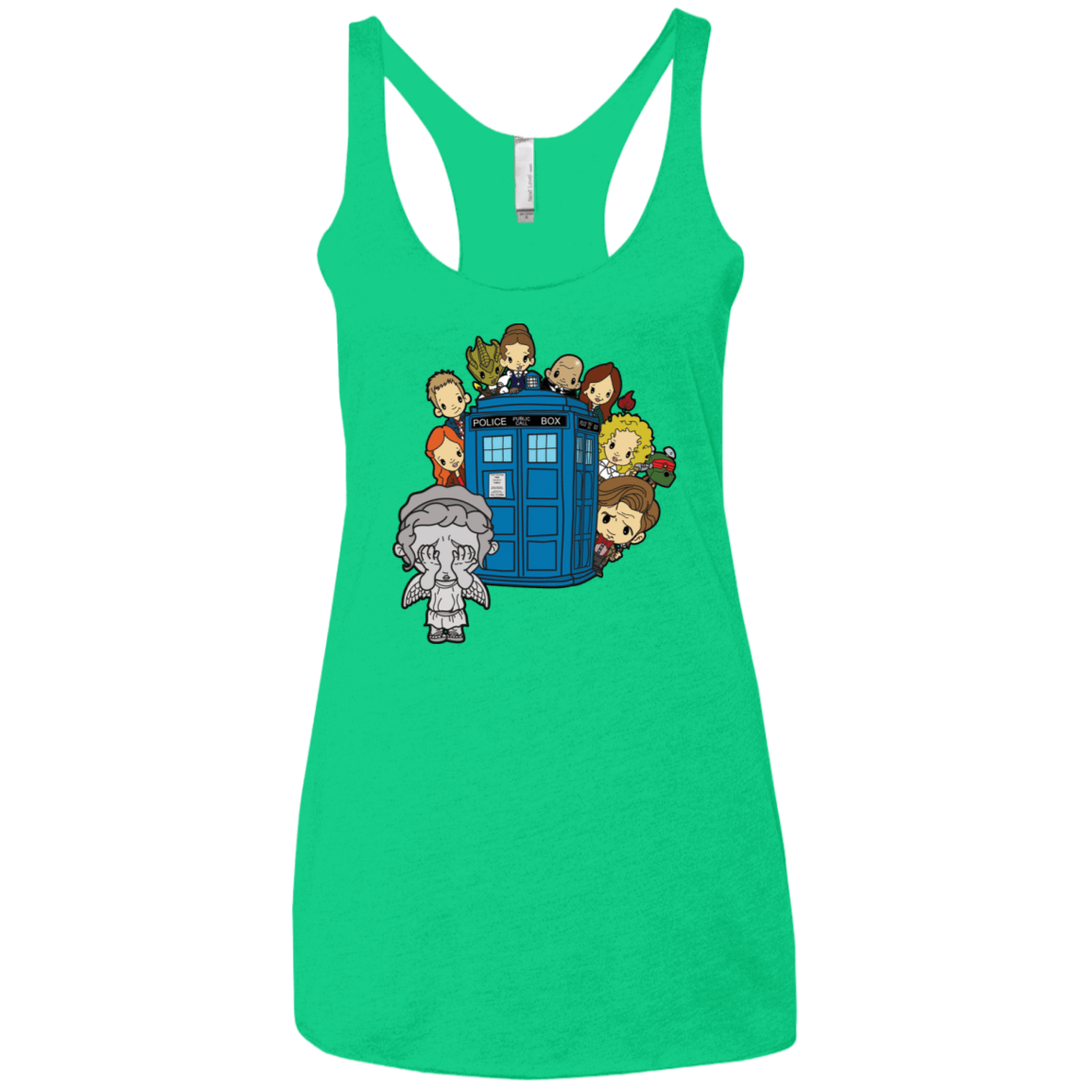 T-Shirts Envy / X-Small A Very Dangerous Game of Hide and Seek Women's Triblend Racerback Tank