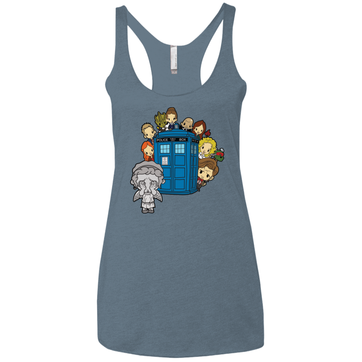 T-Shirts Indigo / X-Small A Very Dangerous Game of Hide and Seek Women's Triblend Racerback Tank