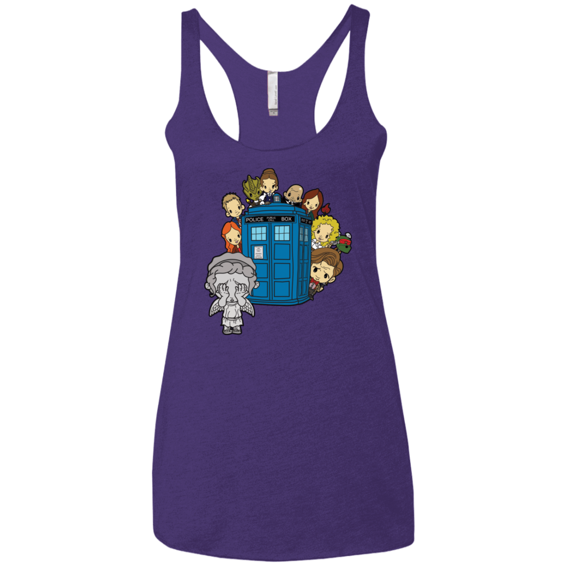 T-Shirts Purple Rush / X-Small A Very Dangerous Game of Hide and Seek Women's Triblend Racerback Tank