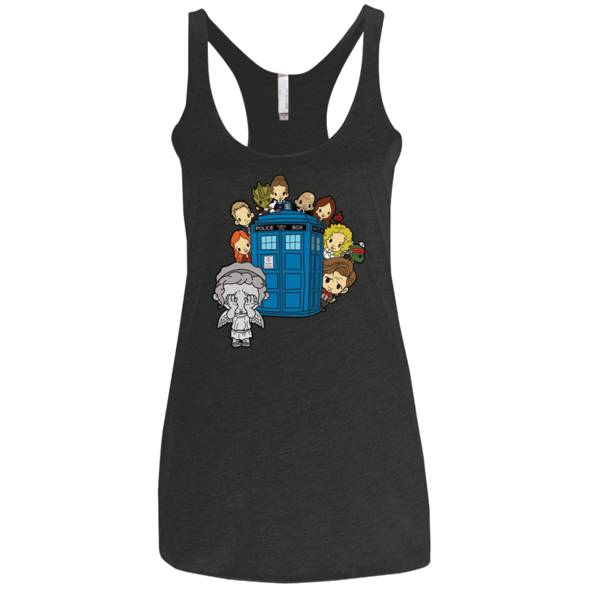 T-Shirts Vintage Black / X-Small A Very Dangerous Game of Hide and Seek Women's Triblend Racerback Tank