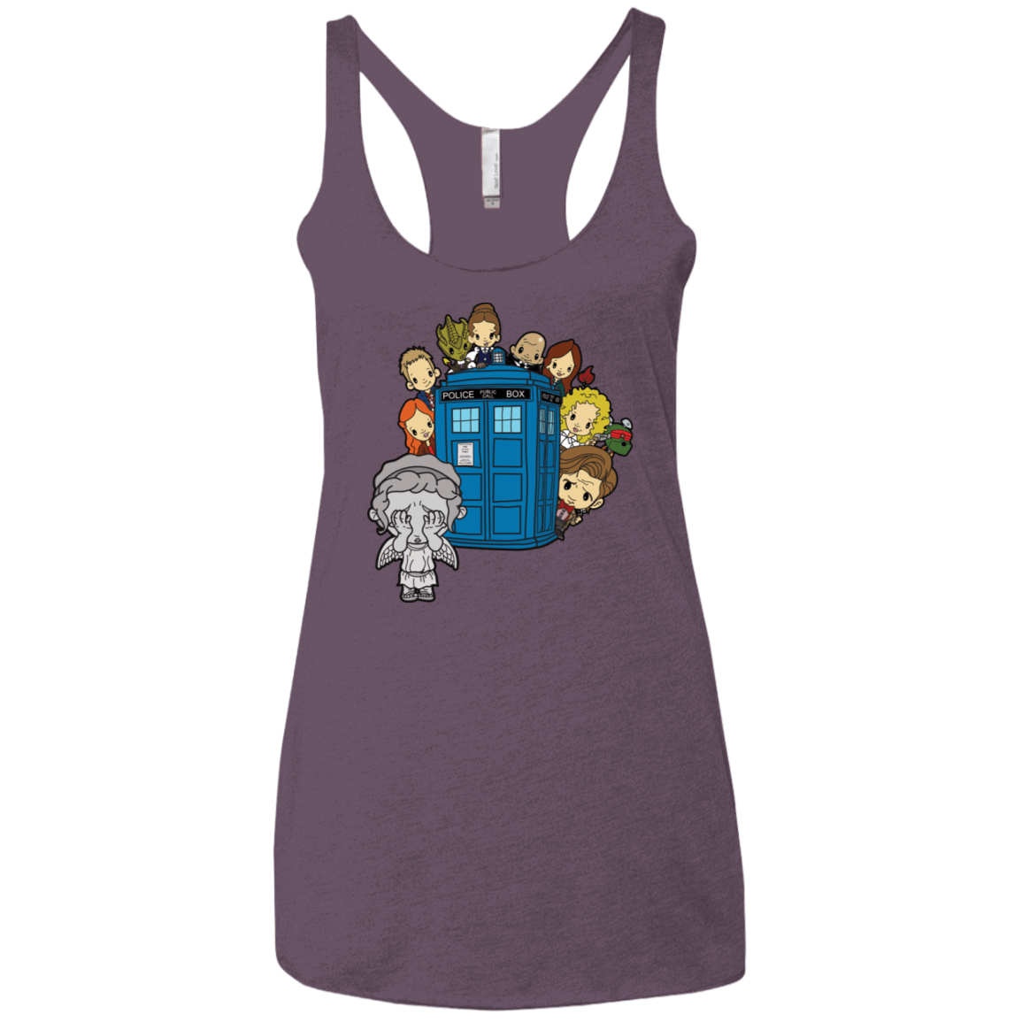 T-Shirts Vintage Purple / X-Small A Very Dangerous Game of Hide and Seek Women's Triblend Racerback Tank