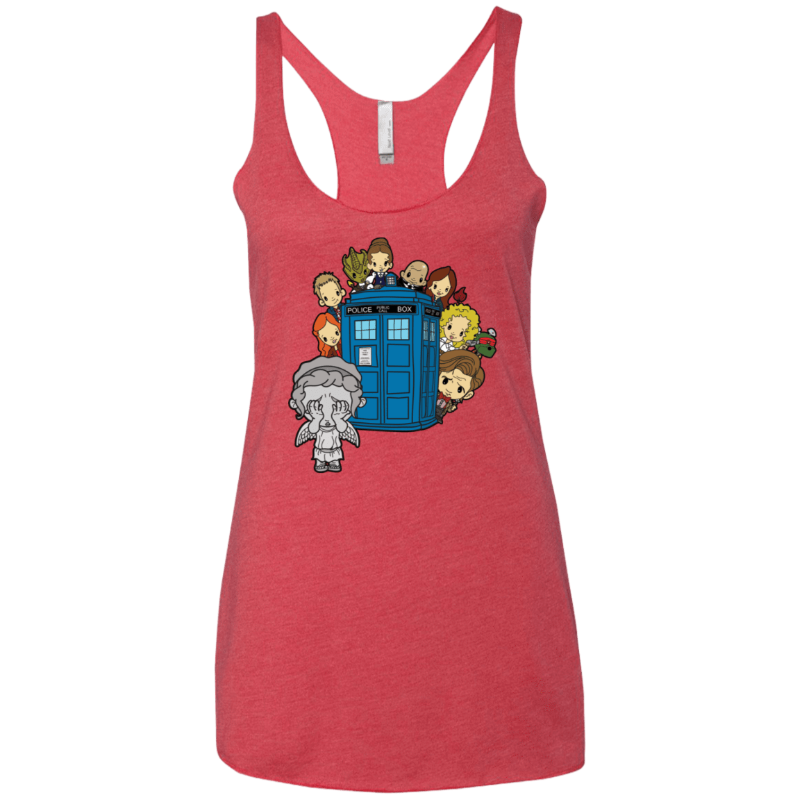 T-Shirts Vintage Red / X-Small A Very Dangerous Game of Hide and Seek Women's Triblend Racerback Tank