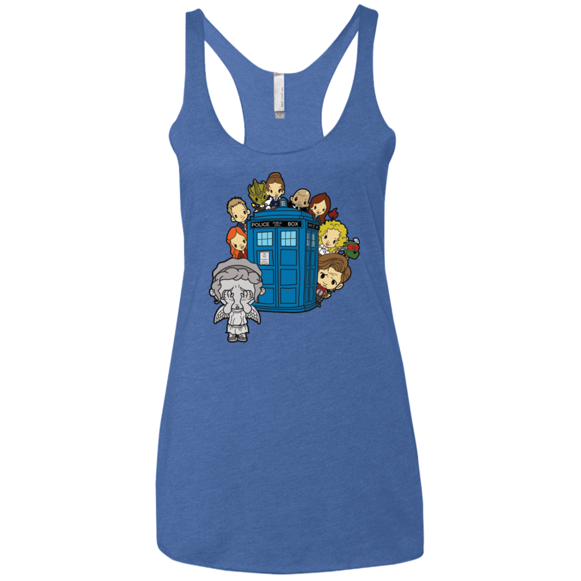 T-Shirts Vintage Royal / X-Small A Very Dangerous Game of Hide and Seek Women's Triblend Racerback Tank