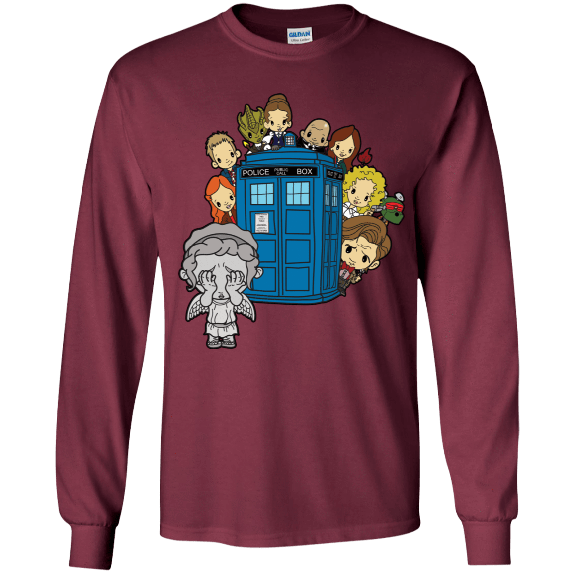 T-Shirts Maroon / YS A Very Dangerous Game of Hide and Seek Youth Long Sleeve T-Shirt