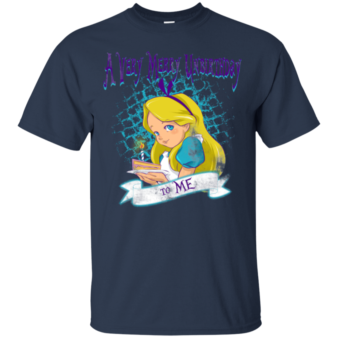 T-Shirts Navy / Small A Very Merry Un-Birthday T-Shirt