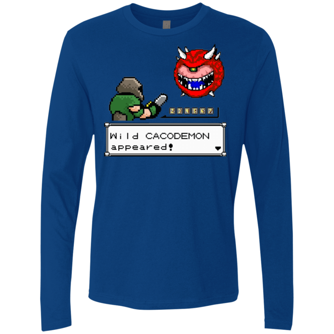 T-Shirts Royal / Small A Wild Cacodemon Men's Premium Long Sleeve