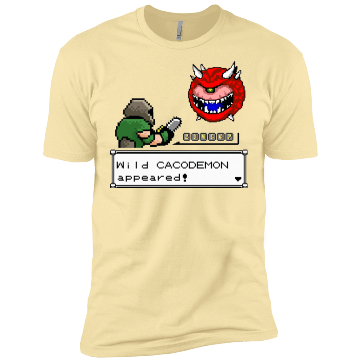 T-Shirts Banana Cream / X-Small A Wild Cacodemon Men's Premium T-Shirt