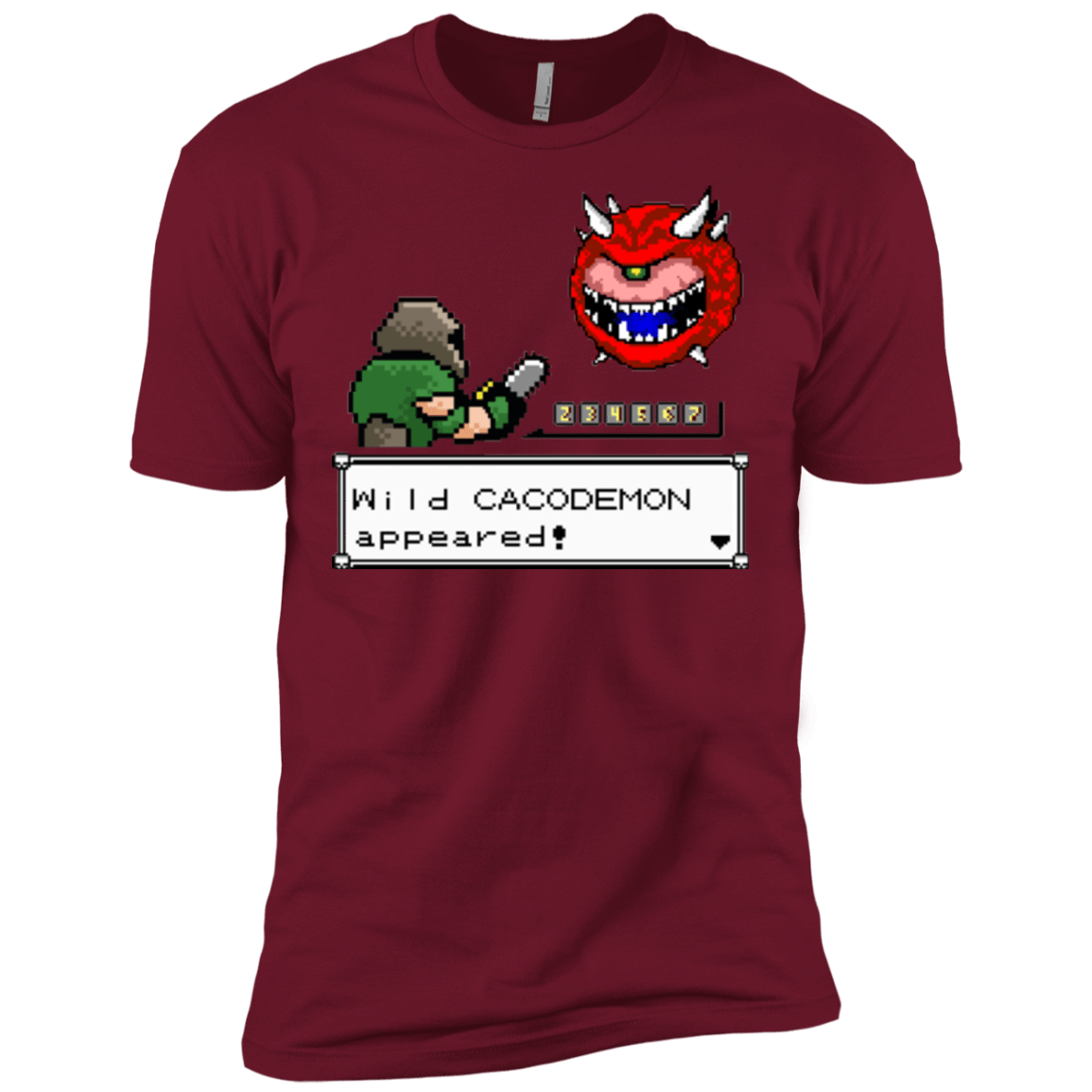T-Shirts Cardinal / X-Small A Wild Cacodemon Men's Premium T-Shirt