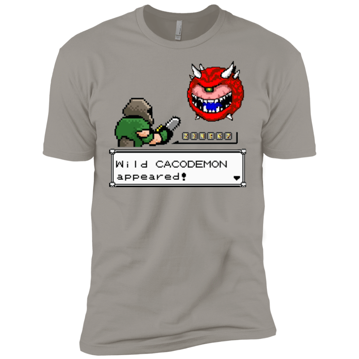 T-Shirts Light Grey / X-Small A Wild Cacodemon Men's Premium T-Shirt