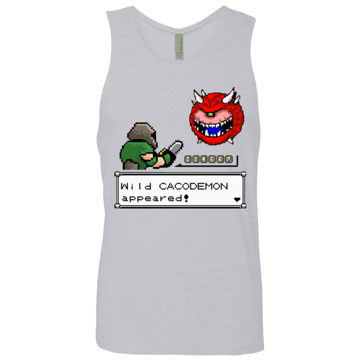 T-Shirts Heather Grey / Small A Wild Cacodemon Men's Premium Tank Top