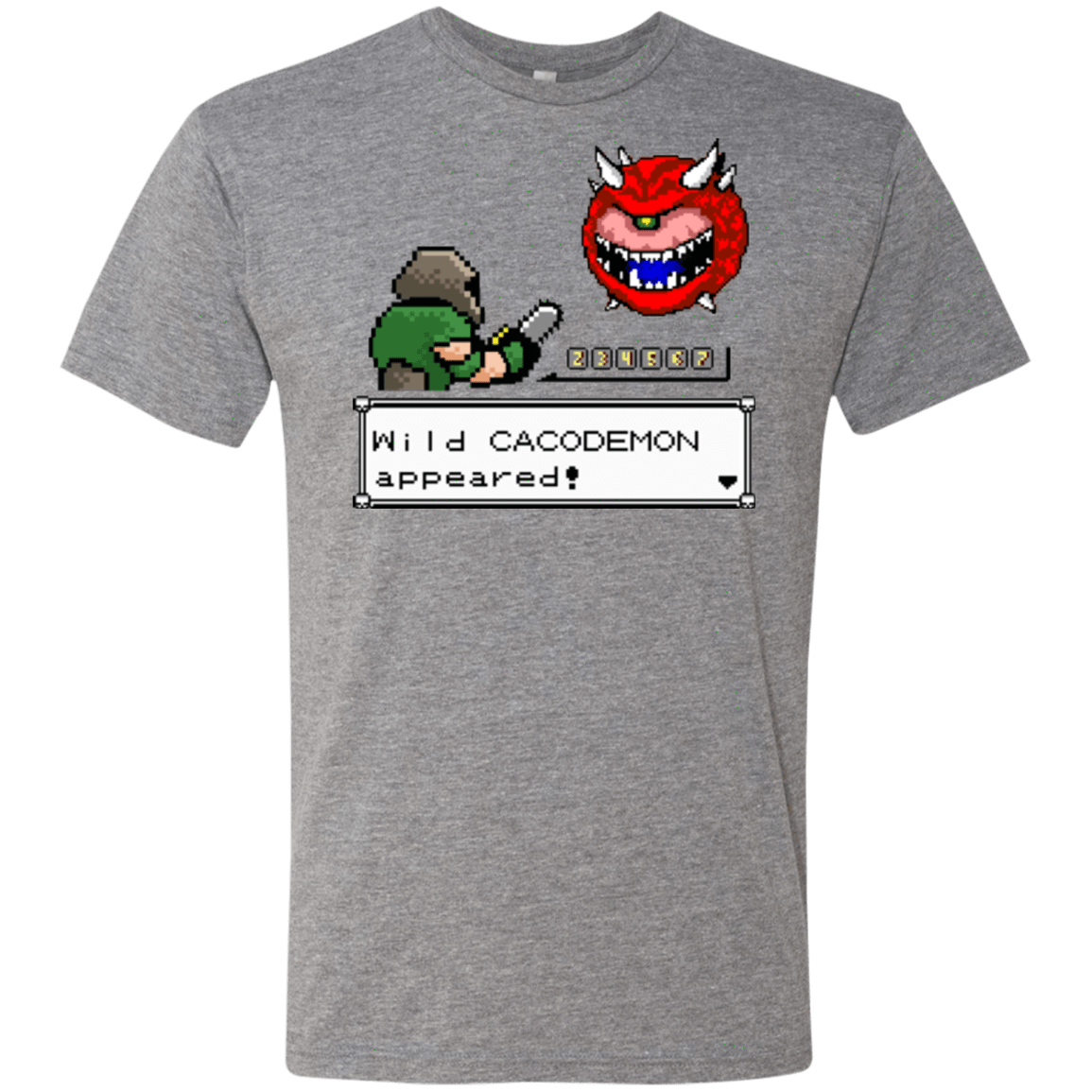 T-Shirts Premium Heather / Small A Wild Cacodemon Men's Triblend T-Shirt