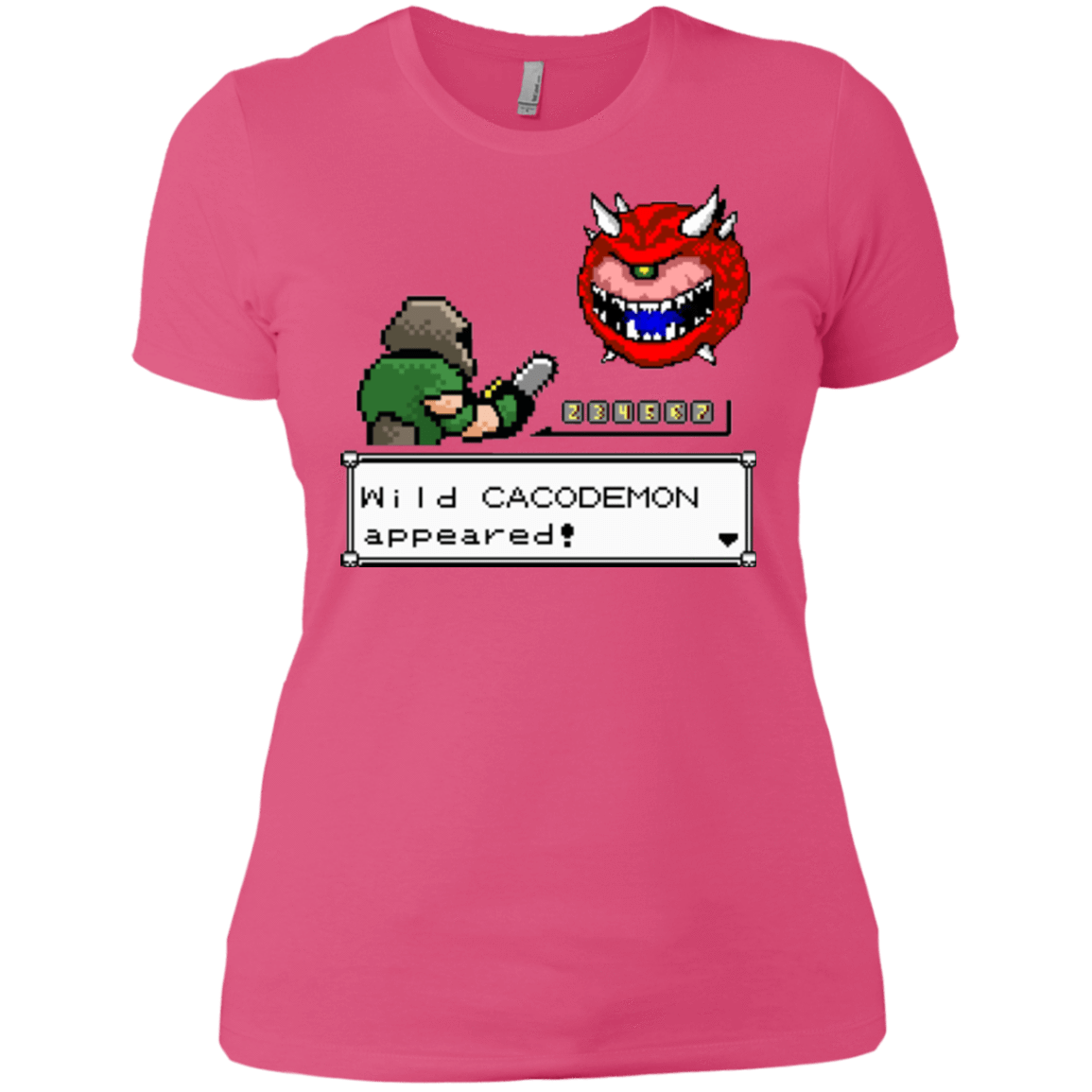 T-Shirts Hot Pink / X-Small A Wild Cacodemon Women's Premium T-Shirt