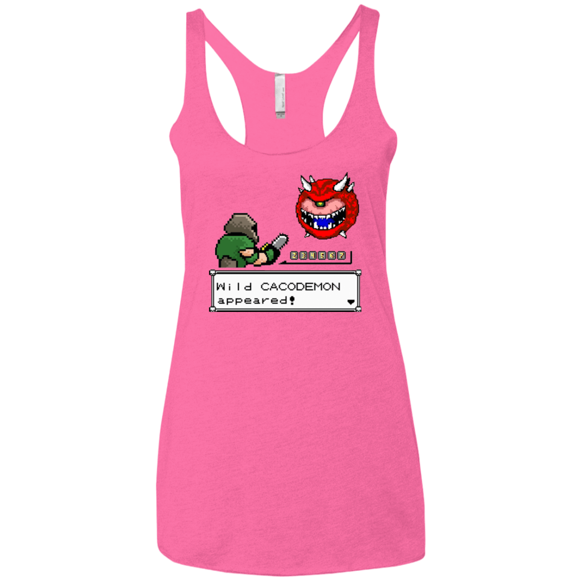 T-Shirts Vintage Pink / X-Small A Wild Cacodemon Women's Triblend Racerback Tank