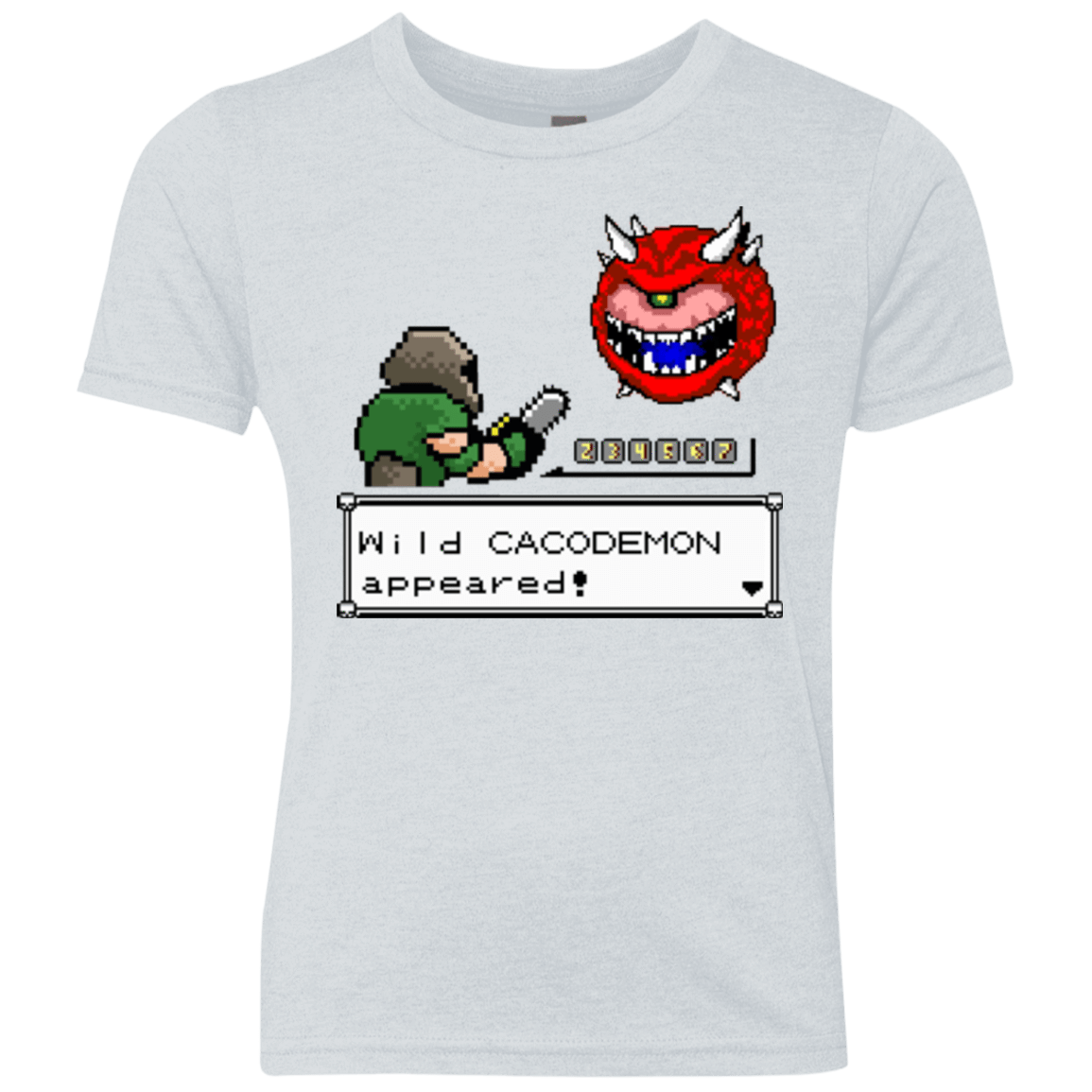 T-Shirts Heather White / YXS A Wild Cacodemon Youth Triblend T-Shirt