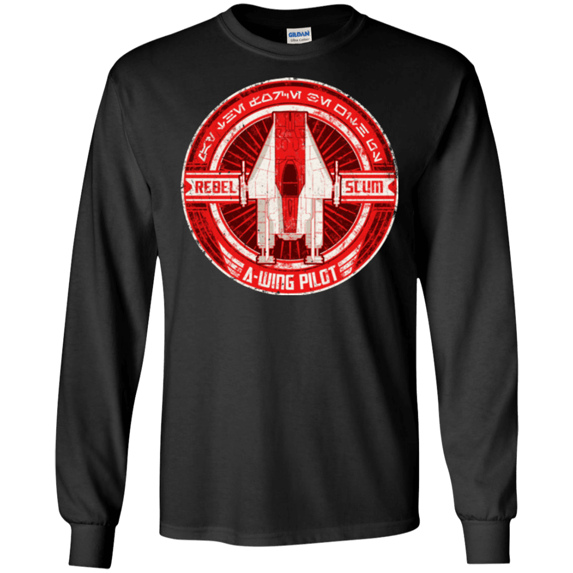 T-Shirts Black / S A-Wing Men's Long Sleeve T-Shirt