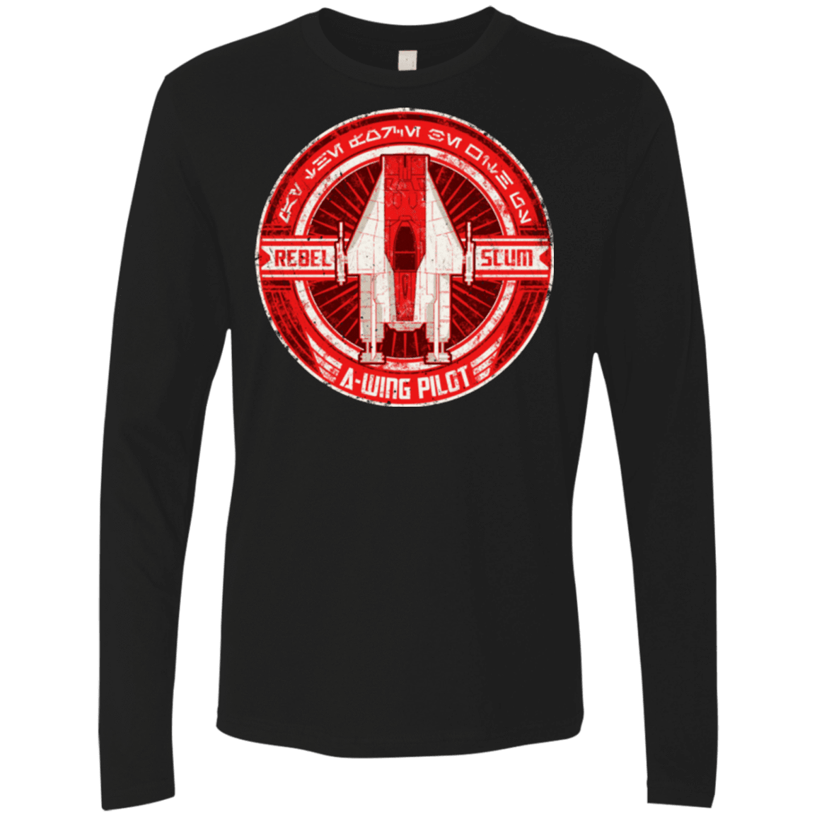 T-Shirts Black / S A-Wing Men's Premium Long Sleeve