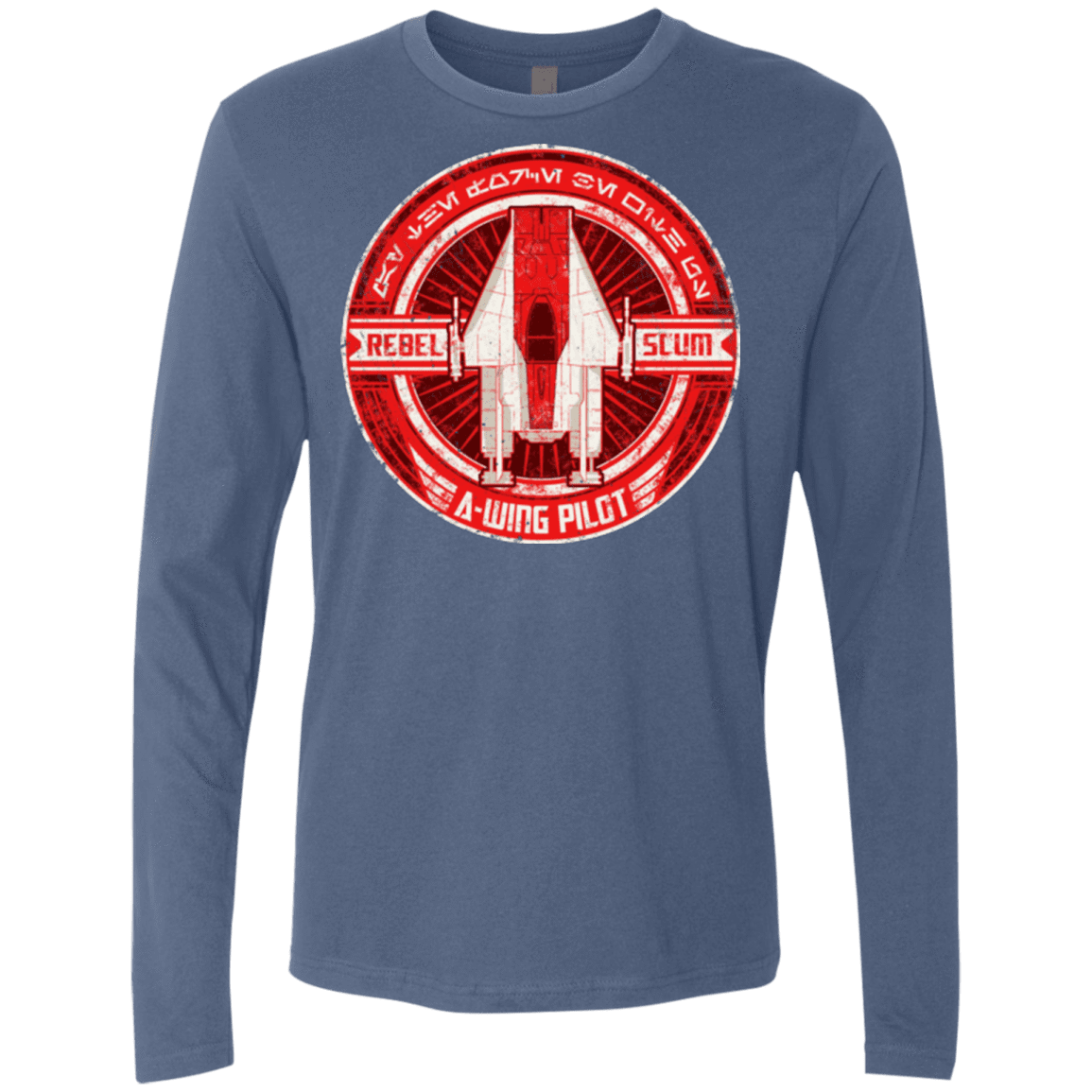 T-Shirts Indigo / S A-Wing Men's Premium Long Sleeve