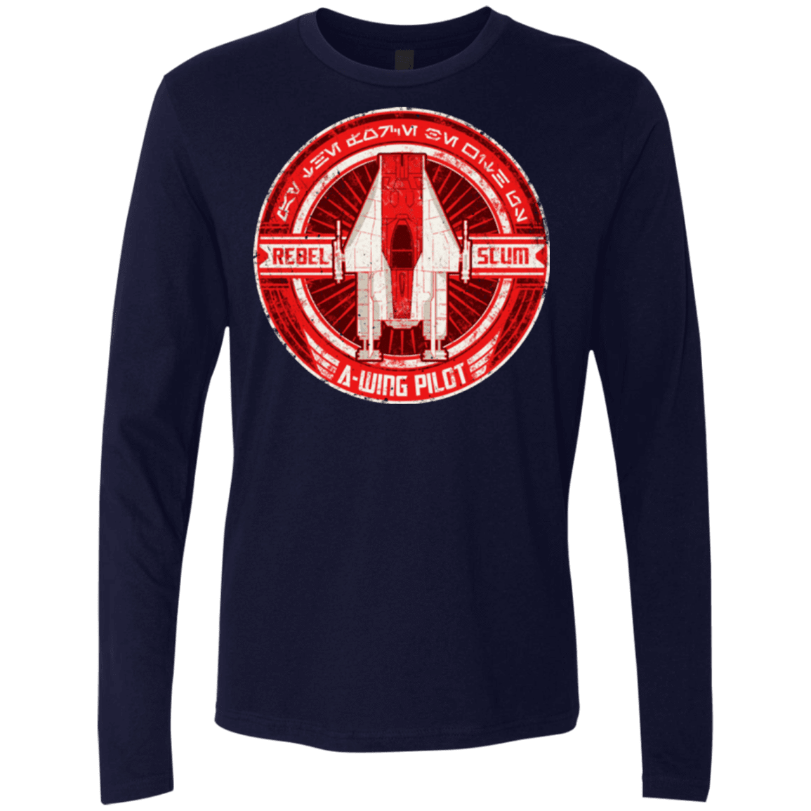 T-Shirts Midnight Navy / S A-Wing Men's Premium Long Sleeve