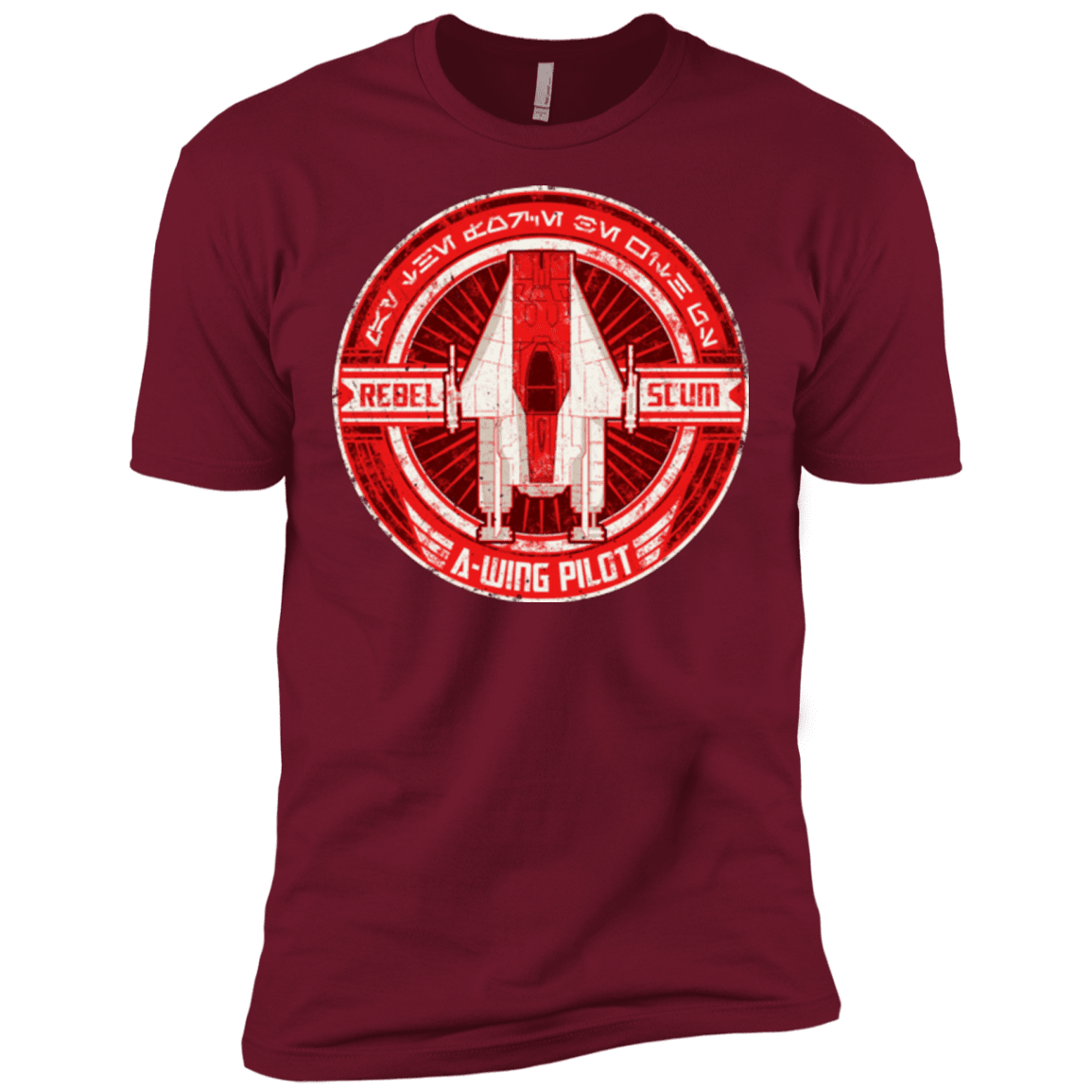 T-Shirts Cardinal / X-Small A-Wing Men's Premium T-Shirt
